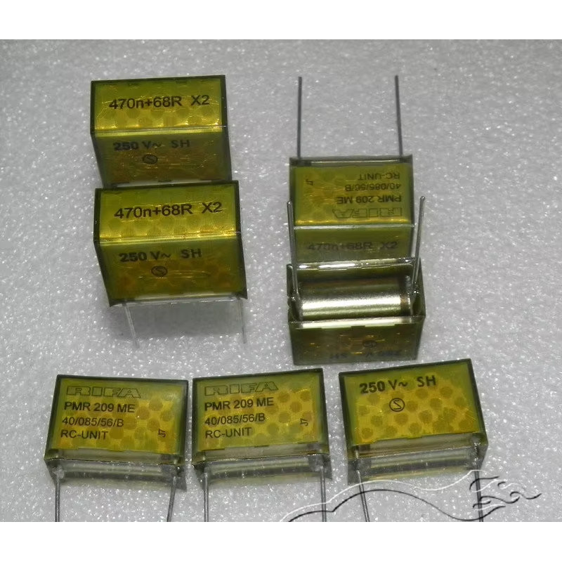 100% New and original5PCS PMR209ME 250V470NF+68R 0.47uf+68R P-28 Film capacitor