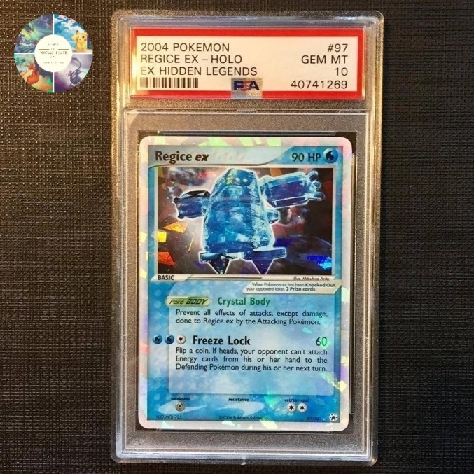 Kartu Pokemon - Regice ex Hidden Legends PSA 10