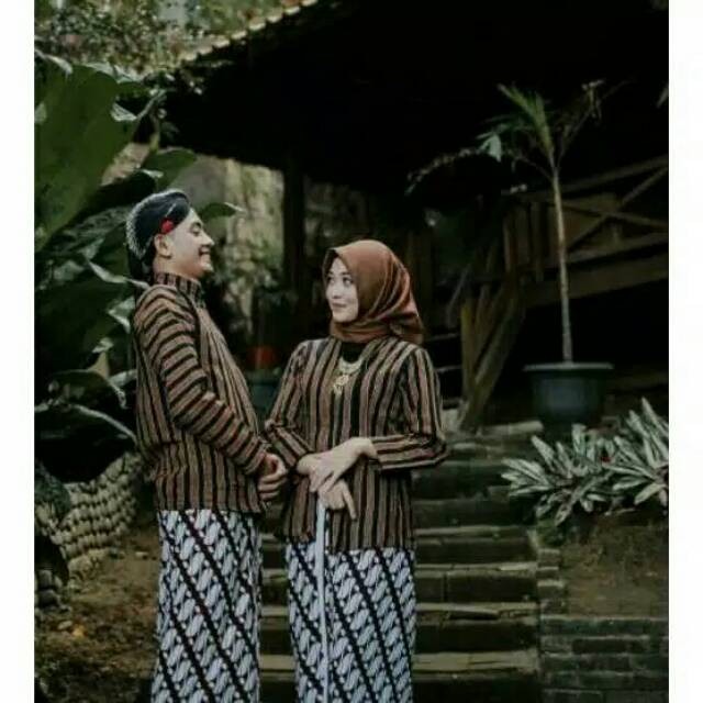 LURIK Baju lurik wanita / baju lurik pria / baju adat jawa / baju preweding jawa / baju jawa couple 
