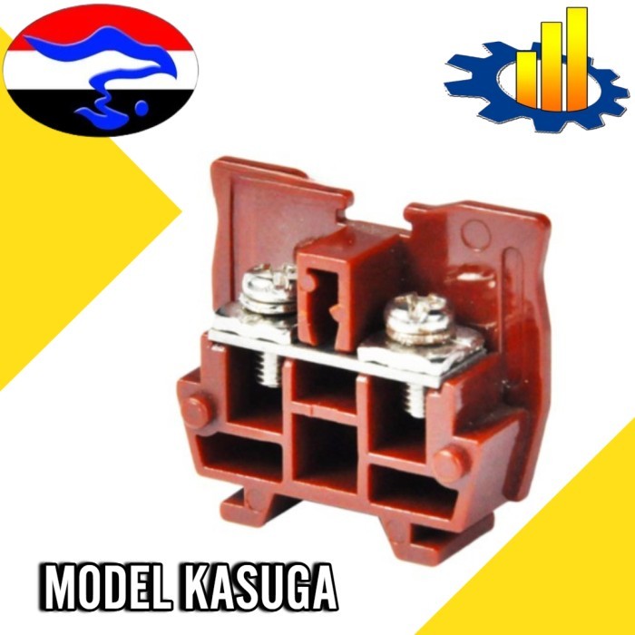 MODEL KASUGA TERMINAL BLOCK TR10 TAB-MERAH