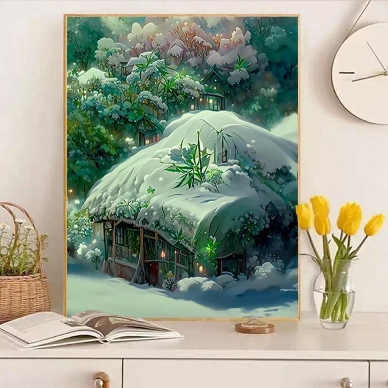 

Tulip DIY Digital Acrylic Flower Painting, Hand-Filled Landscape Painting, Explosion, 20148