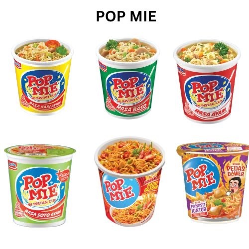 

Pop Mie Semua Varian - Ayam / Baso / Soto / Kari / Goreng Spesial / Pedes Dower / Pedes Gledek