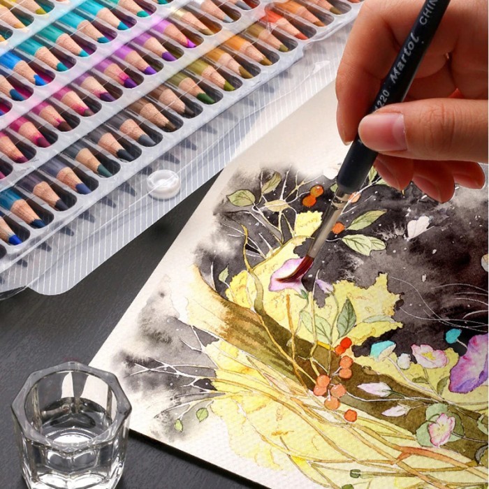 

Water Soluble Color Brutfuner Painting Water Pencils Color Set 72 Pcs