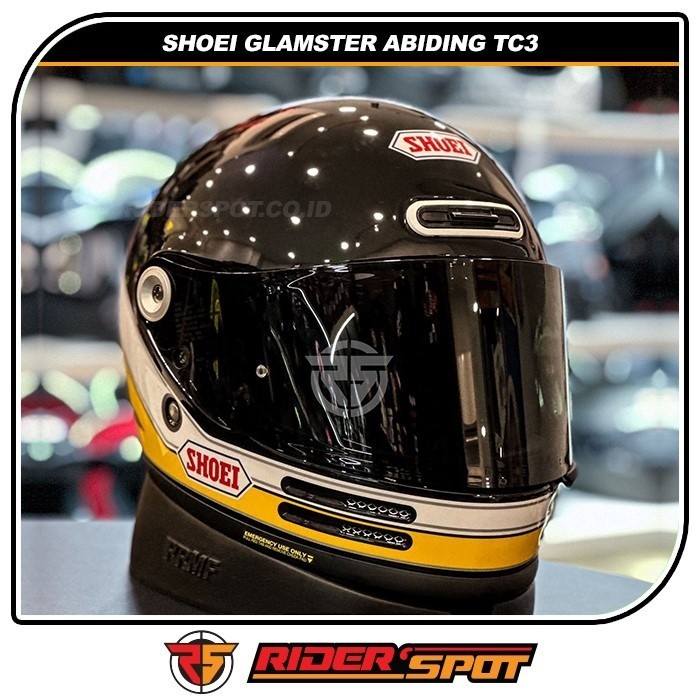 Helm SHOEI GLAMSTER Abiding TC3 Fullface Helmets Original Japan
