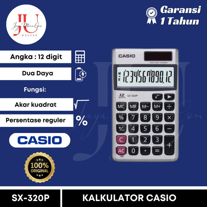 

[CLAUDEMM] Kalkulator Casio SX 320 P