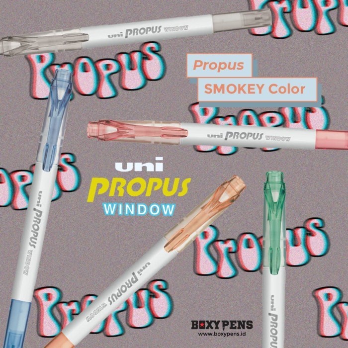 

Uni Propus Window Smoke Color Double-Sided Highlighter Set