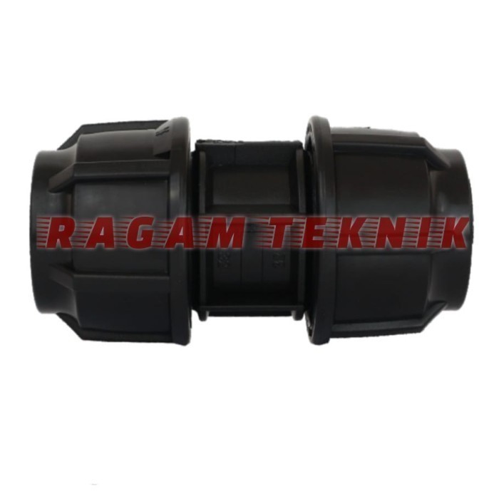 HDPE Soket 2" Straight Coupler 63 mm Socket PE Polos