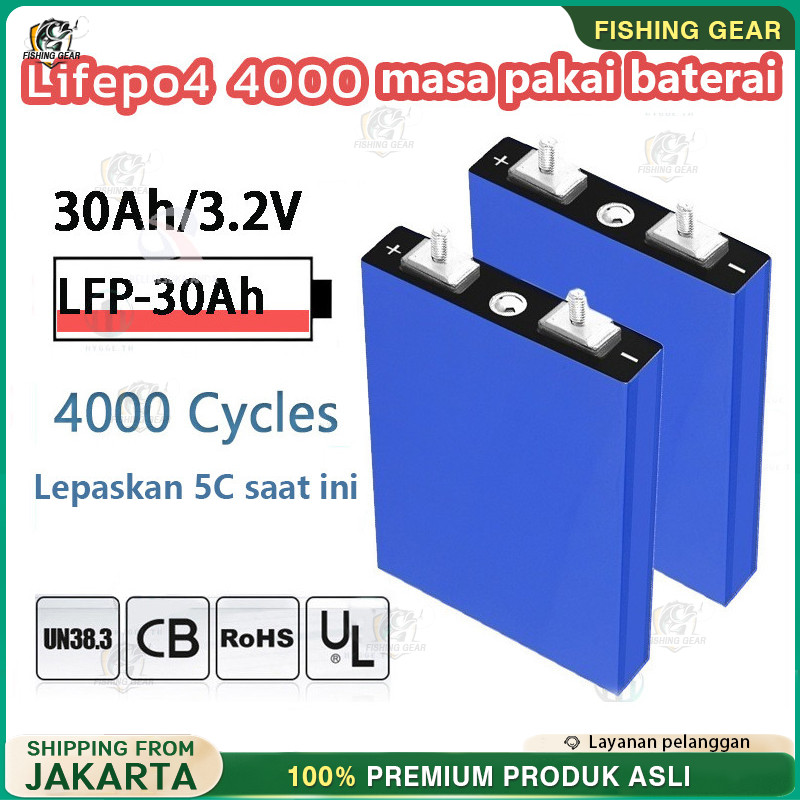 Baterai Lifepo4 3.2v 30AH/50AH Baru Elektrik Baterai Lithium LIFEPO4 3.2V 200Ah DISCHARGE CAPACITY T