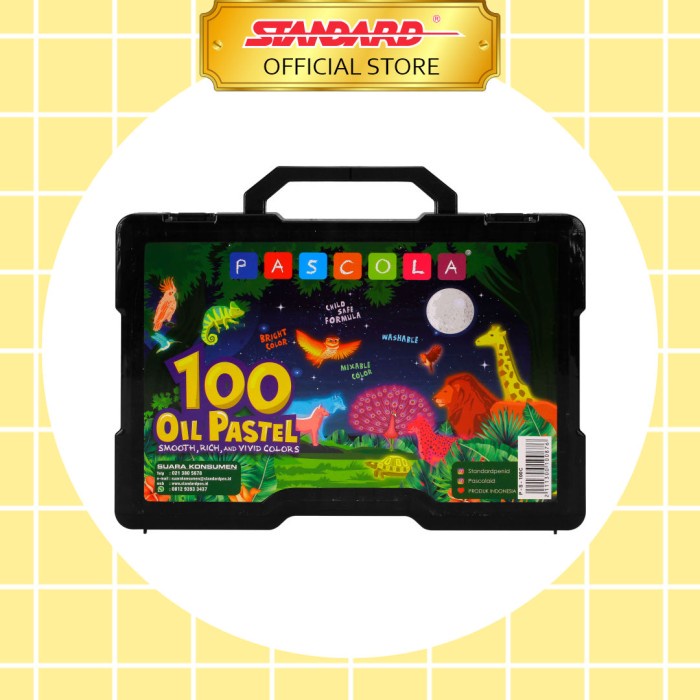 

Standard Pascola Oil Pastel 100 / Set Crayon / Pewarna / Coloring