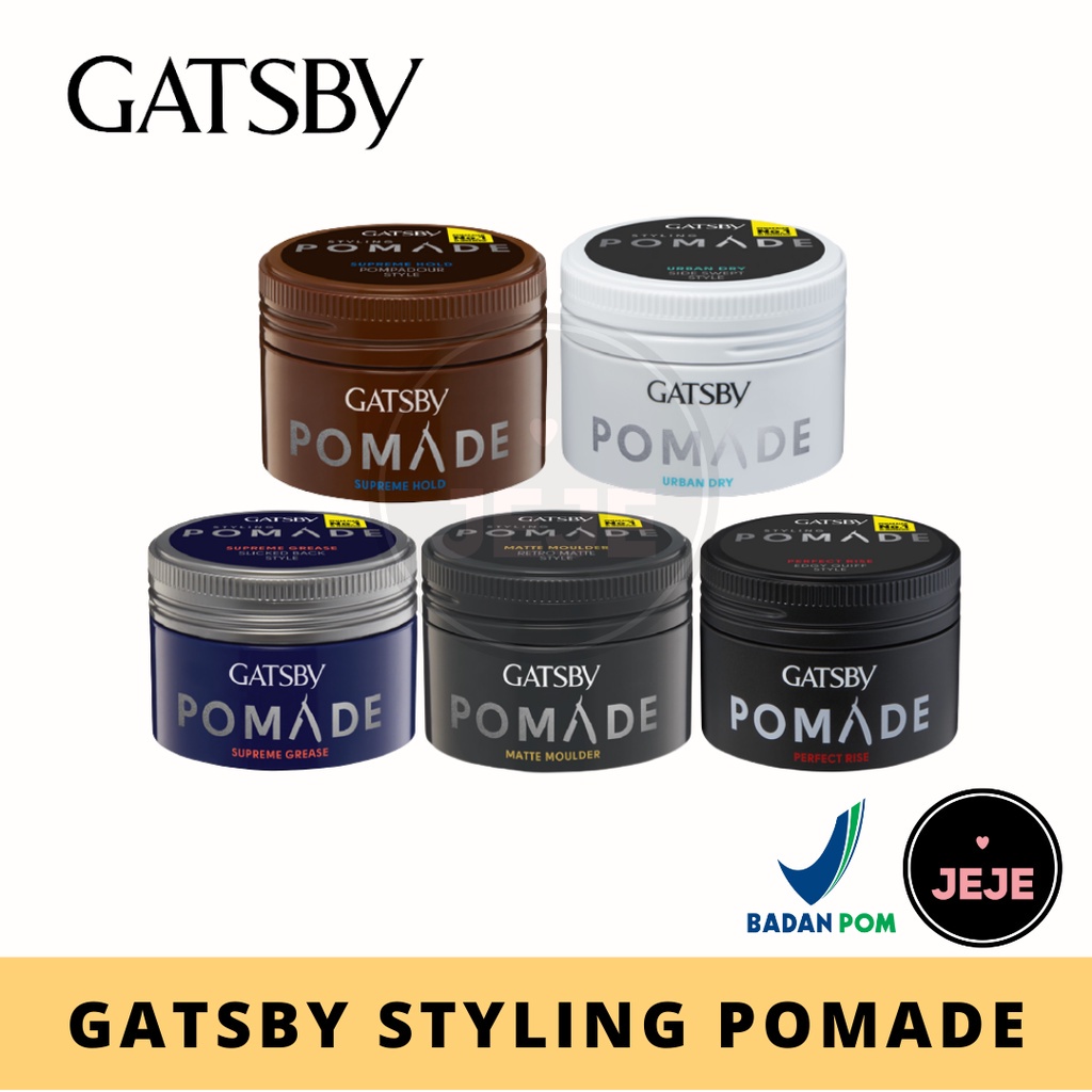 GATSBY Styling Pomade 30g 75g | Perfect Rise Urban Dry Supreme Hold Grease Matte Moulder