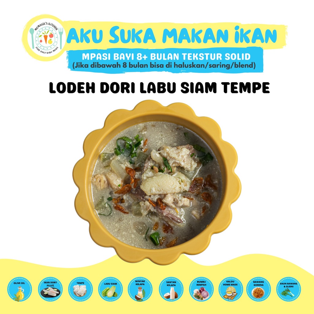 

LODEH DORI LABU SIAM TEMPE (MPASI FROZEN)