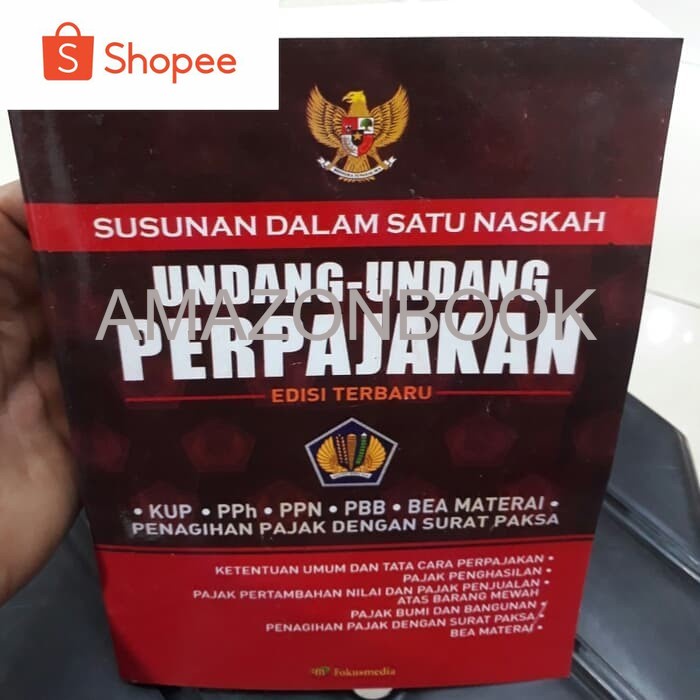 

Susunan dalam satu naskah undang-undang perpajakan edisi terbaru