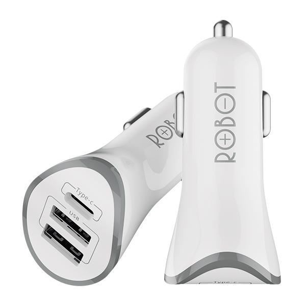 ROBOT RTC08 4.8A 3PORT CAR CHARGER