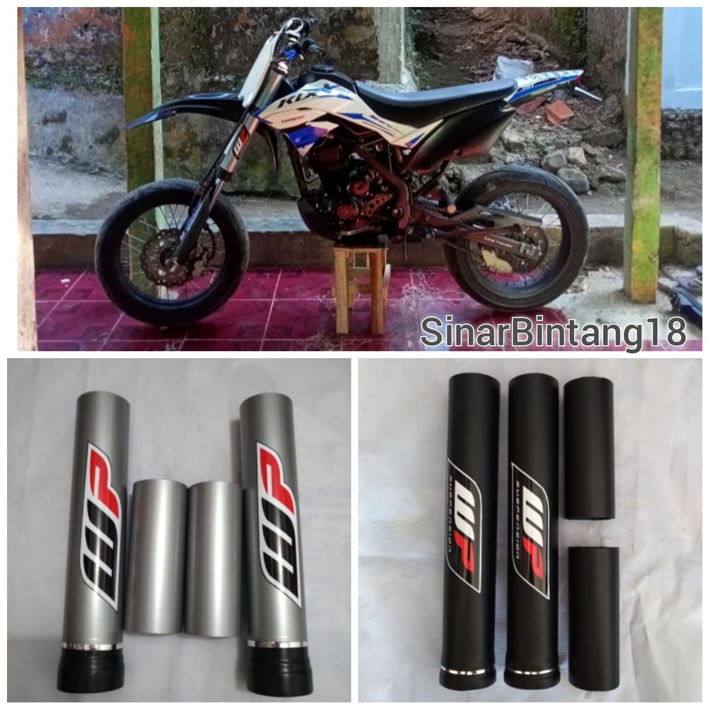 

Cover shock tabung usd KLX BF standar150cc/KLX D'tracker 150cc