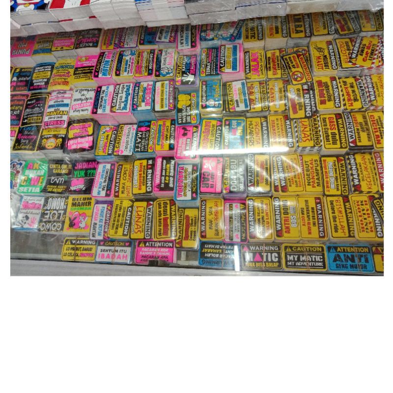 

Sticker Warning/Kata Kata Random Grosir Dan Eceran
