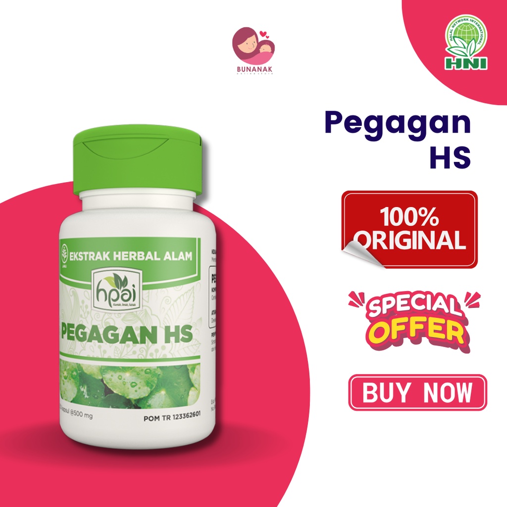 

Herbal Stroke - PEGAGAN HS - Herba Membantu Sirkulasi Darah Herbal Sembuh dari Stroke -HNI BPOM - Produk Herbal