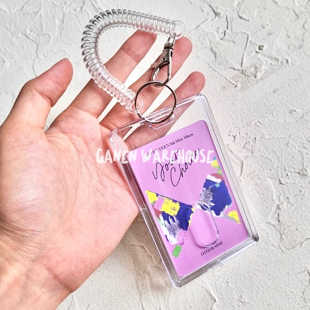 

[GW] ID Lanyard Name Card Transparan Gantungan Kartu