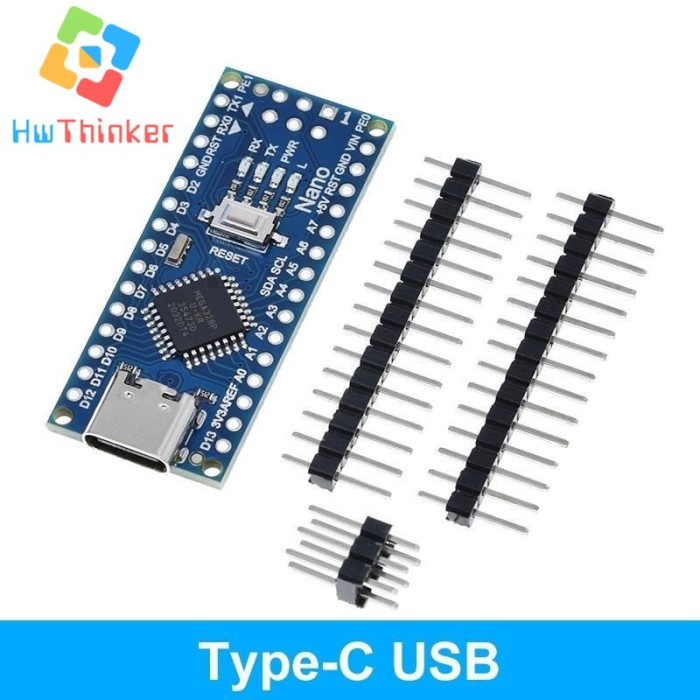 

Nano 3.0 Type-C TypeC ATmega328P ATmega 328P Board for Arduino IDE - Belum Tersolder 3S