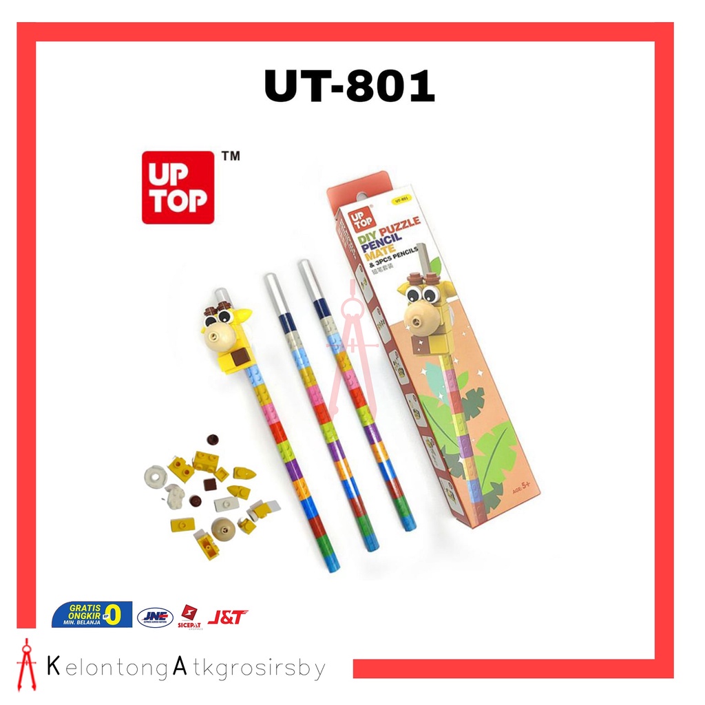 

Pencil / Pensil DIY Puzzle Lego (3pcs)