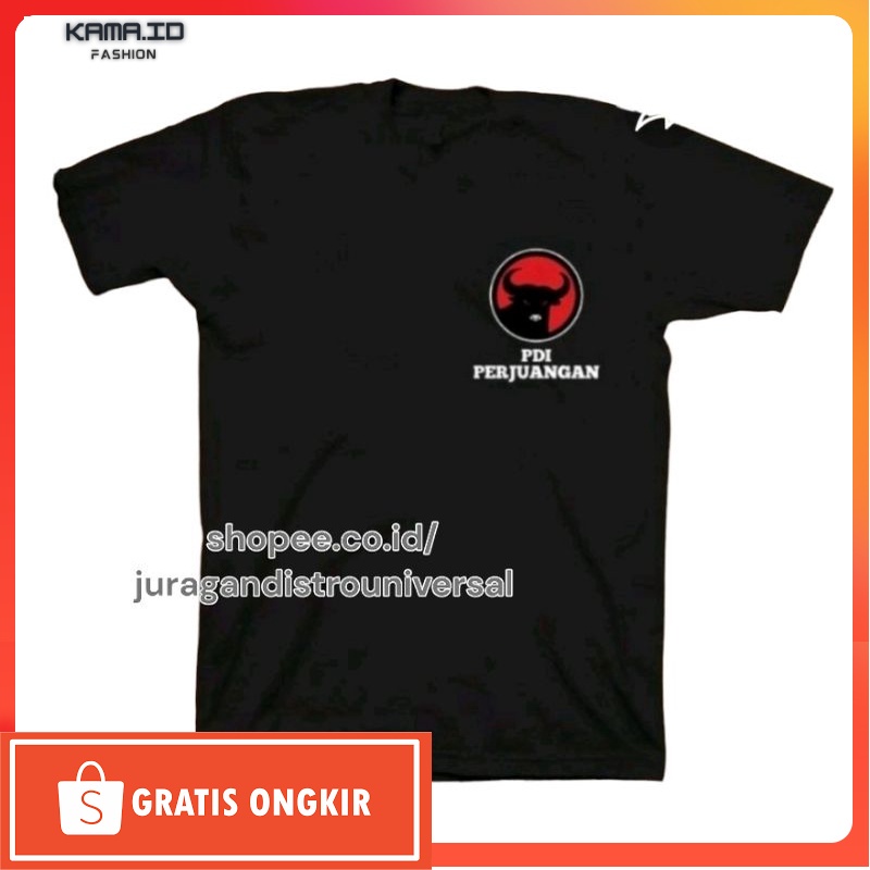 Kaos Kekinian / Kaos Distro Partai PDI-Perjuangan