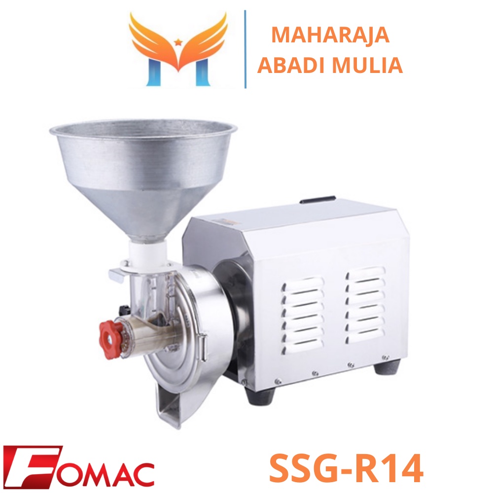 Mesin Pembuat Selai Kacang Fomac Ssg-R14 Sauce Grinder Machine Kapasitas 40 kg/h Garansi Resmi