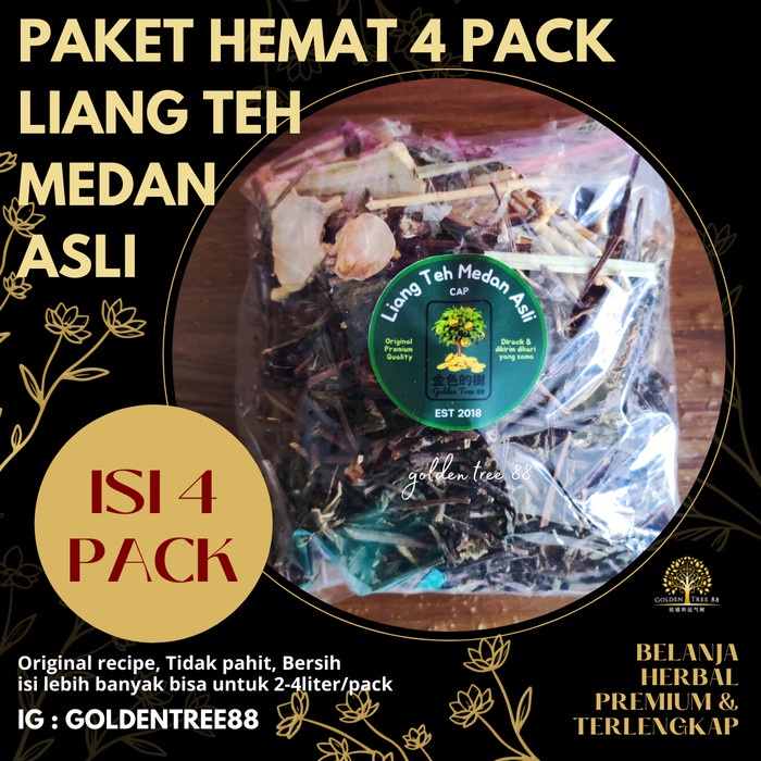 

✨PROMO✨ -TERLARIS PAKET HEMAT 4PACK LIANG TEH MEDAN FRESH ENAK STOK SELALU BARU