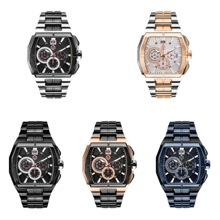 Jam Tangan Pria Christ Verra CV 12030 12030 Limited Edition Original - silver hitam