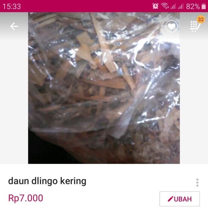 

daun dlingo kering