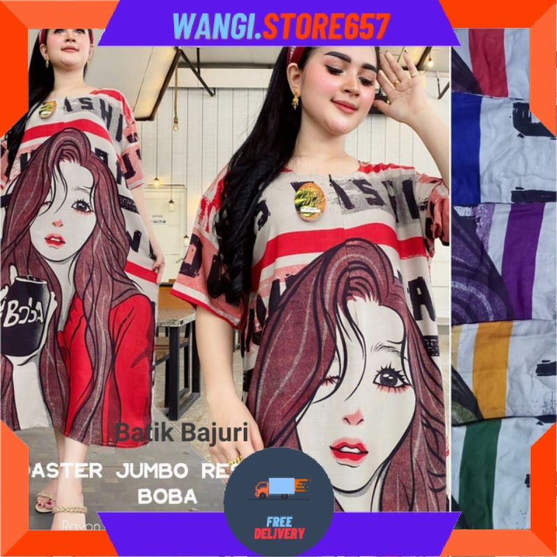 BAJU KOMBOR MAMAH MUDA OVERSIZE KEKINIAN MOTIF CANTIK / Daster jumbo boba daster busui baju hamil da