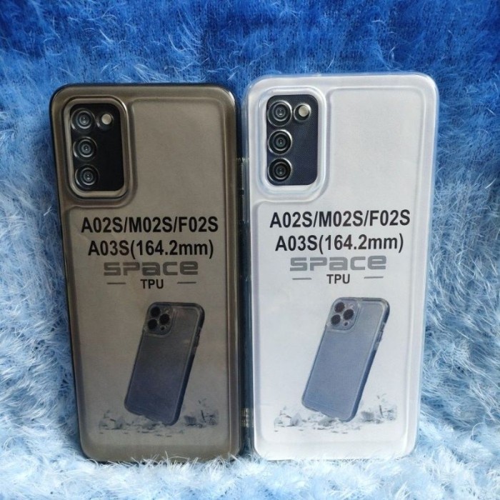 Soft Case Space Bening Samsung A02S/A03S/M02S/F02S  Transparan Silikon Bening Casing Pelindung Hanph