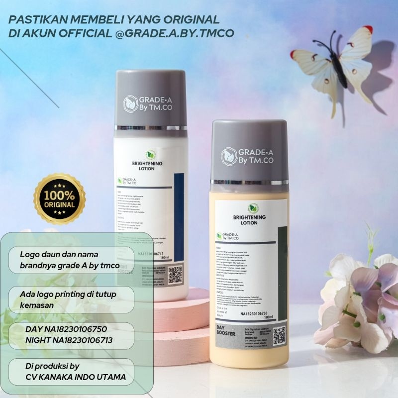 BY TMCO Brightening Lotion Original Paket Injeksi Boster Pagi Dan Malam