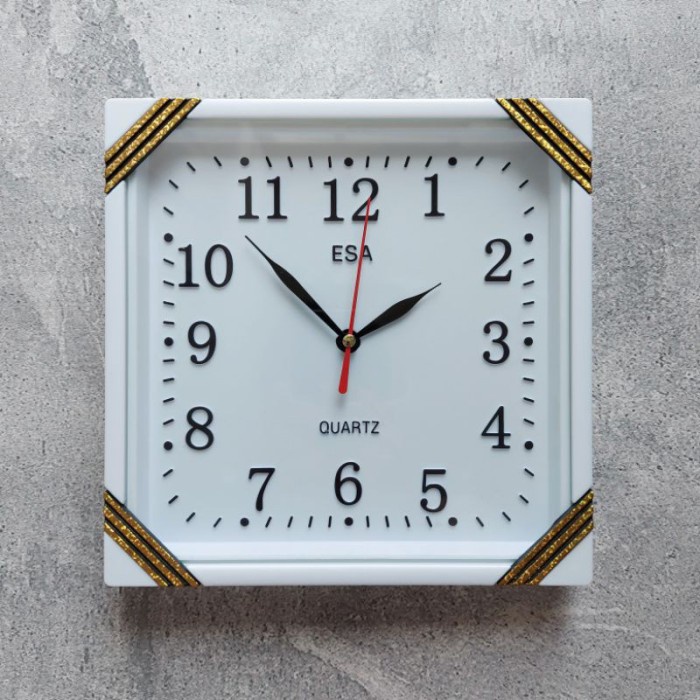 jam dinding esa 850 jam dinding kotak/jam dinding polos