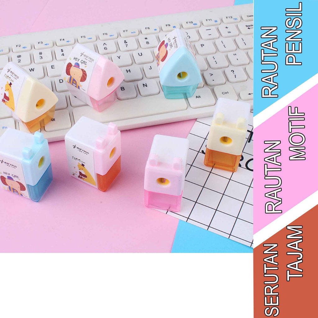 

Serutan Tajam - Rautan Pensil - Rautan Motif Hewan