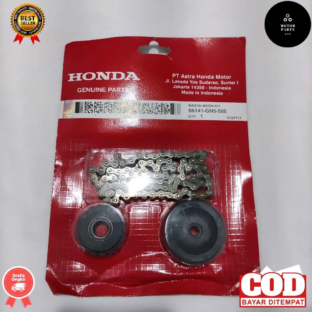Honda (Grand - Supra - Astrea) Rantai Keteng Mesin Kit GN5 Motor