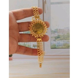 Gelang rupiah jam matahari  tempahan 100% mirip emas asli