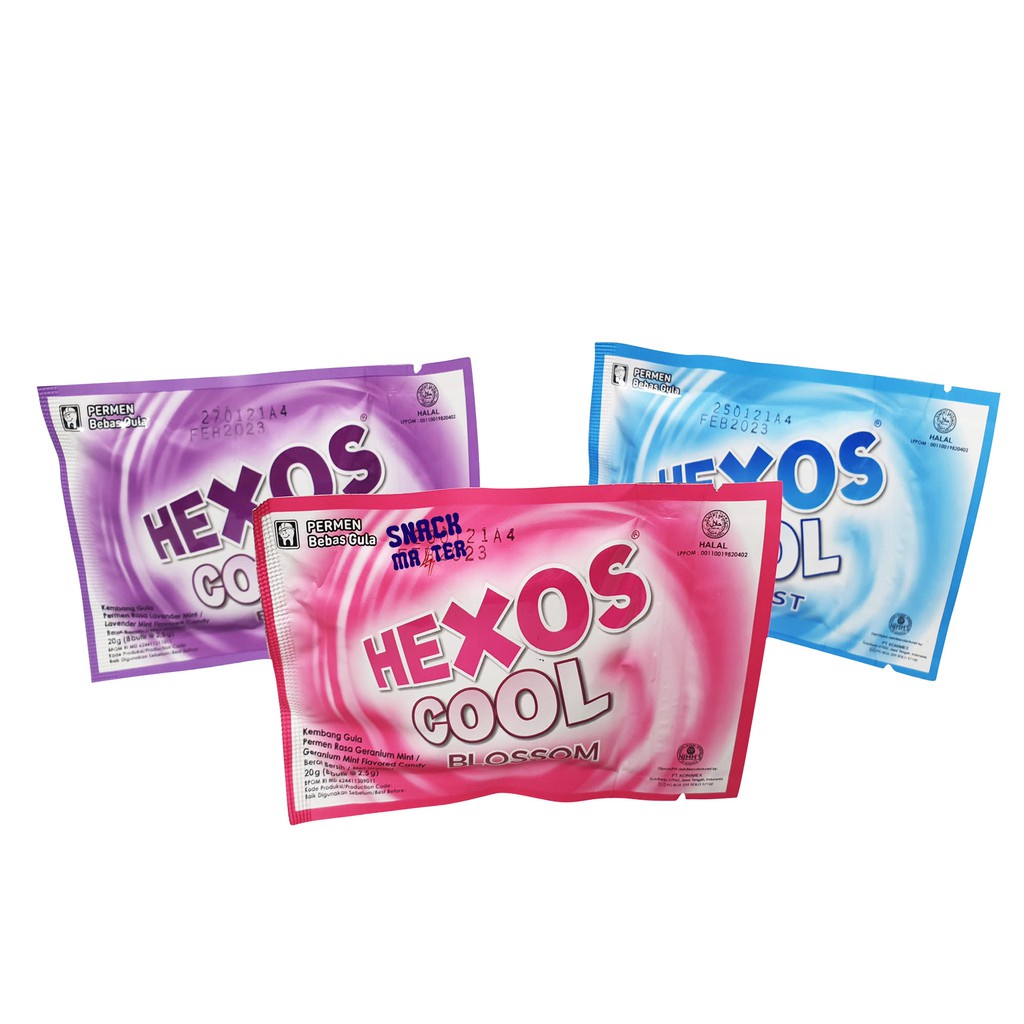 

Hexos Cool Permen Mint - Netto 20 gr (Isi 8 butir).