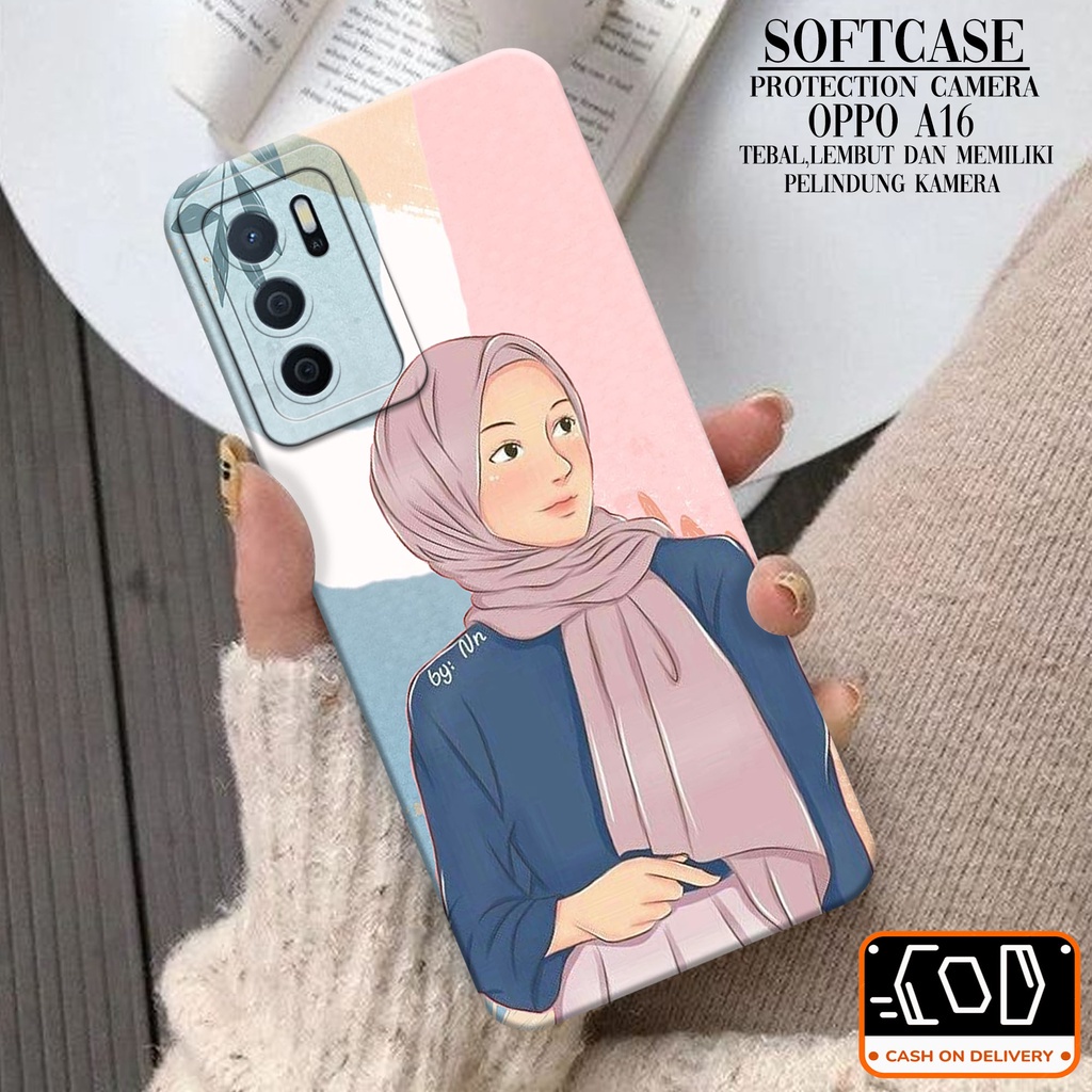 Softcase Silikon Hp Oppo A16 Terbaru - Trans Case Casing Hp Oppo A16 Terbaru