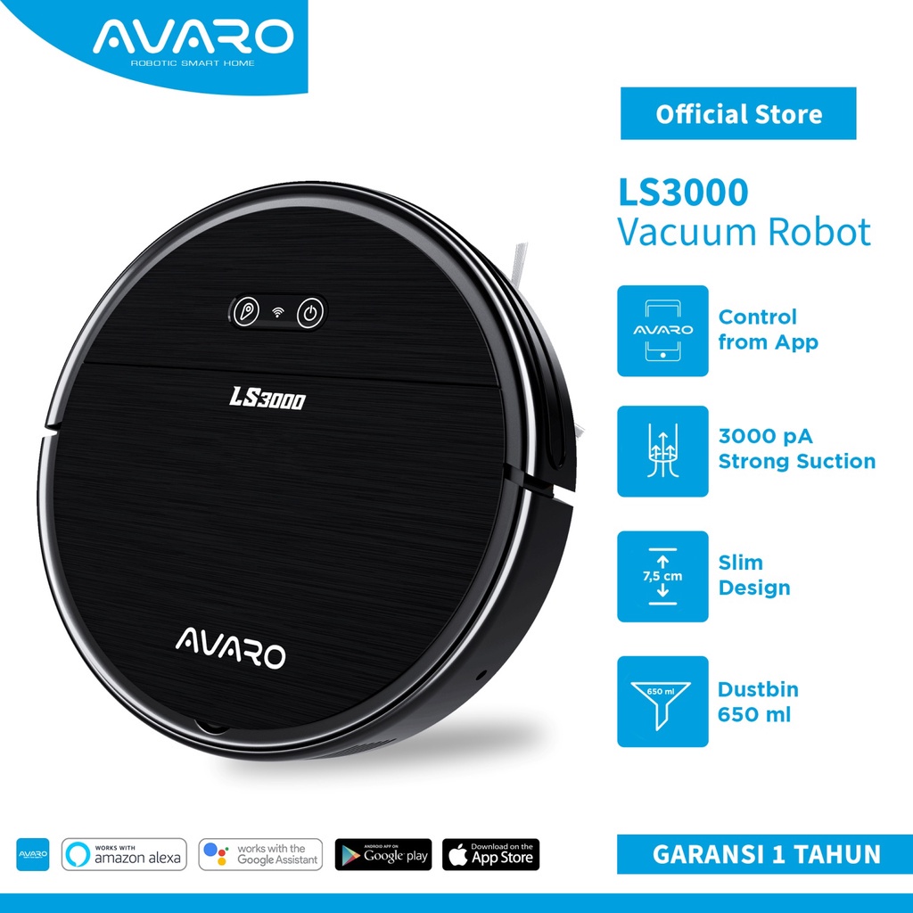 AVARO LS3000 Robot Vacuum Cleaner Vacum Cleaner Vaccum Cleaner