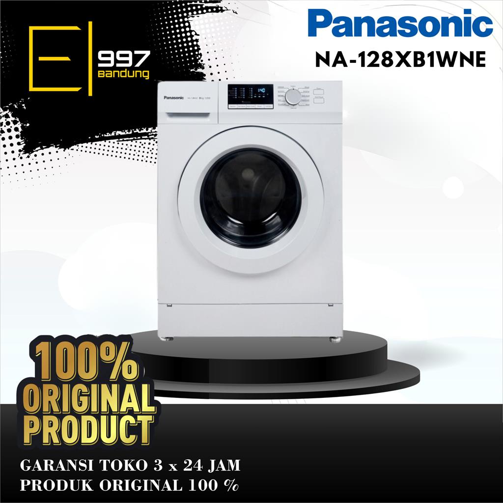 PANASONIC Mesin Cuci NA 128XB1WNE / NA128XB1WNE Front Load 8 Kg EX DISPLAY