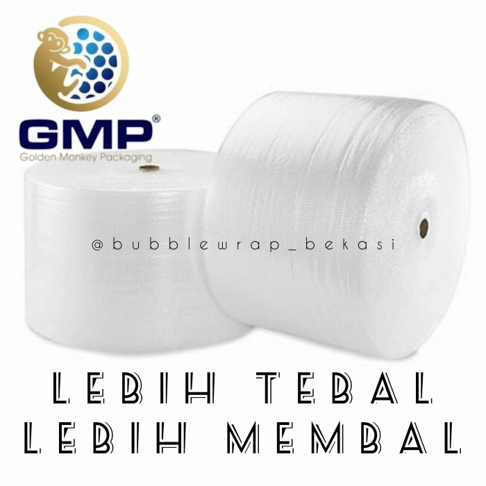 

Bubble Wrap Roll MURAH GMP 50X30 50 Meter X 30 CM - Putih