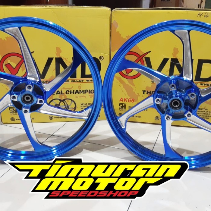 READY VELG VND AK 66 MX KING 160 160 BIRU ORIGINAL