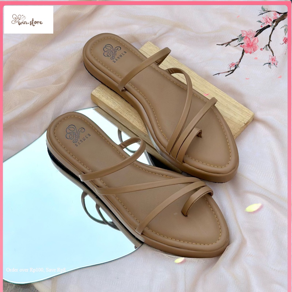 Flat Shoes Terkini / SARMER - NAURA FLAT SPON MOCCA