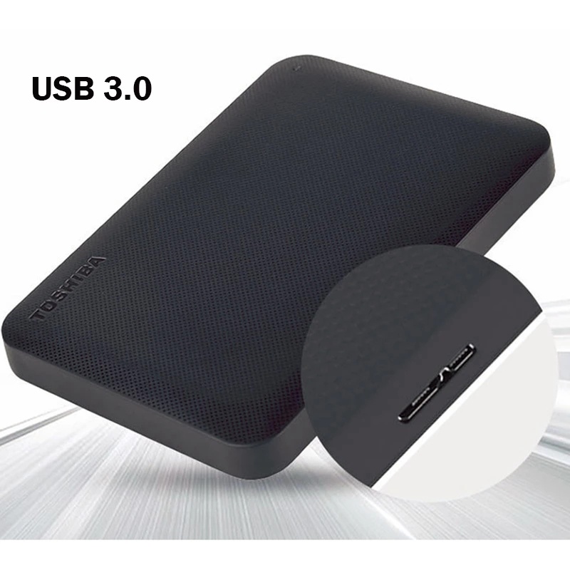 Toshiba 1TB/2TB Original 2.5" Hardisk Eksternal USB3.0 Portable Hard Drive Hard Disk Eksternal Untuk