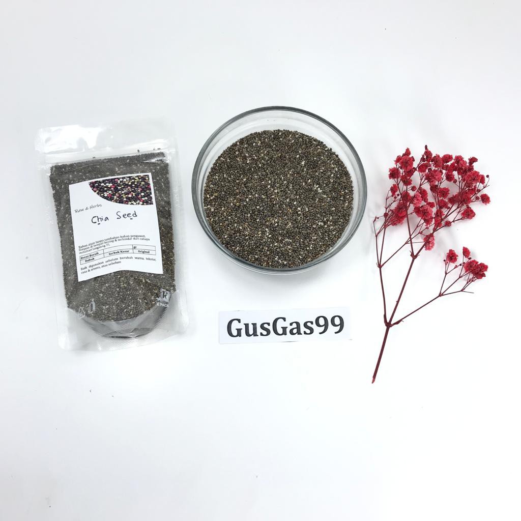 

(50gr) Biji Chia Seed kering Organic Chia Seed Black Chia Seed Cia Seed