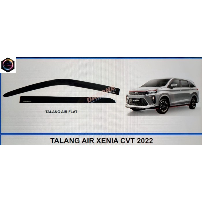 TALANG AIR FLAT NEW XENIA CVT 2022 DEPAN-BELAKANG Aksesoris mobil