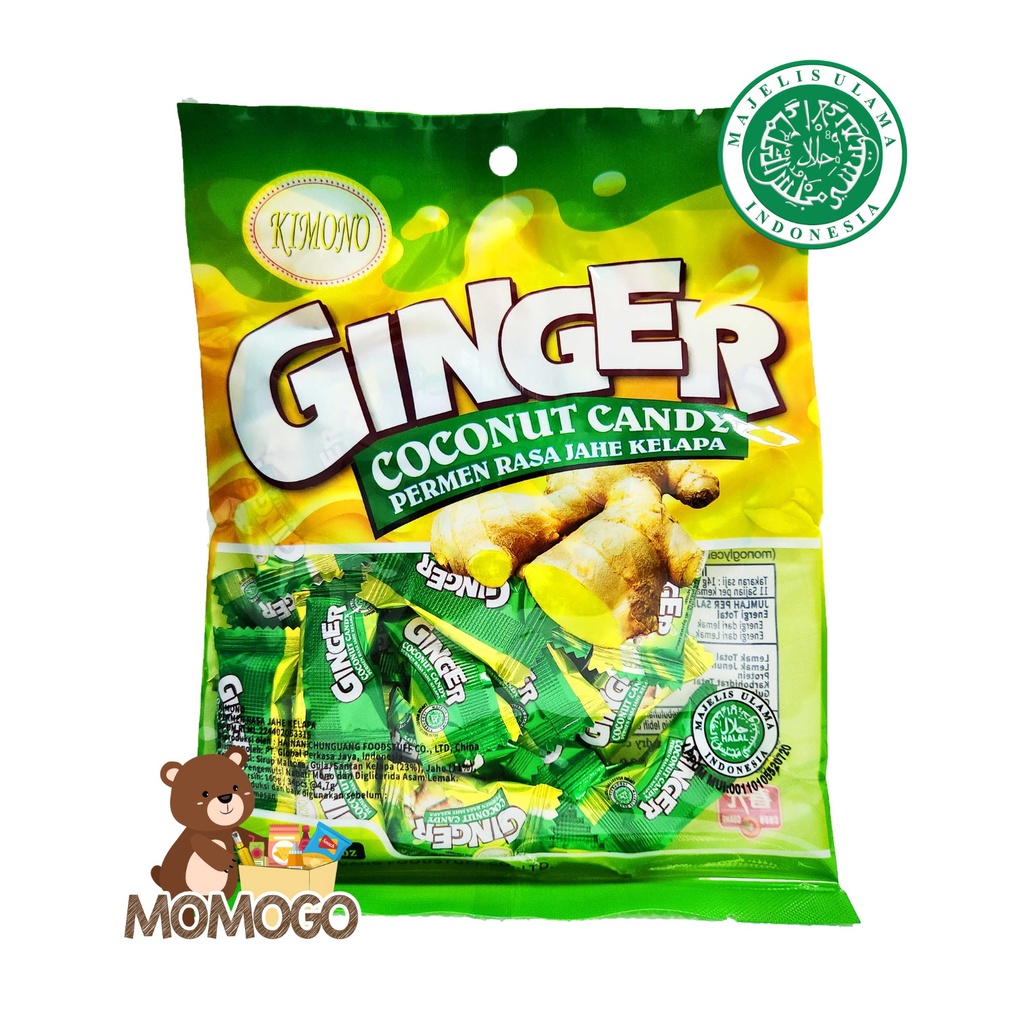 

KIMONO GINGER COCONUT CANDY / PERMEN JAHE KELAPA 160GR