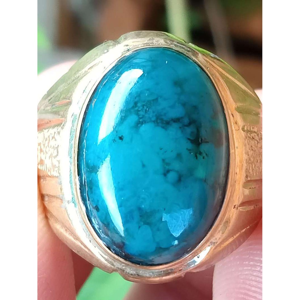 ( COD ) Cincin Batu Akik Bacan Doko Asli Natural