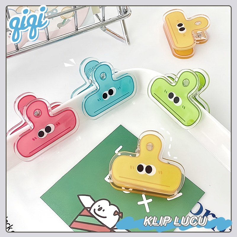 

Paper Clip Aesthetic Clipper Klip Kertas Penjepit Kertas/Smiley face Binder Clip Klip Penjepit Kertas - Qiqi Treasure