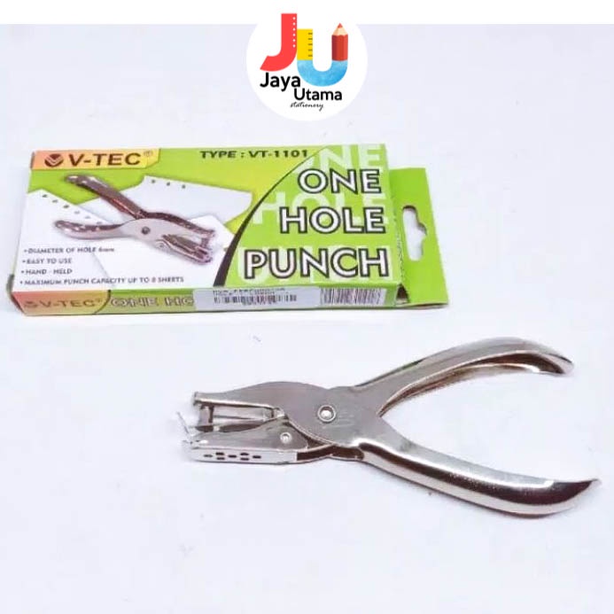 

Pembolong Kertas 1 Lubang V-tec One Hole Punch 1 Lubang Perforator