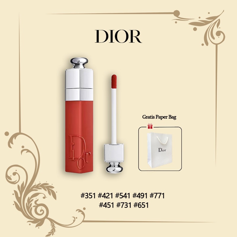 （COD） DIOR Lip Glow / DIOR ADDICT LIP TINT 5ml #351 #421 #541 #491 #771 #451 #731 #651/ lip gloss / 